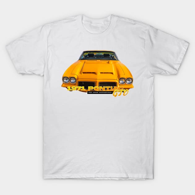 1971 Pontiac GTO The Judge Convertible T-Shirt by Gestalt Imagery